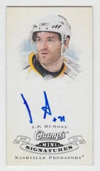 2008-09 Upper Deck Champ's Mini Signatures J.P. Dumont #CS-JP Auto